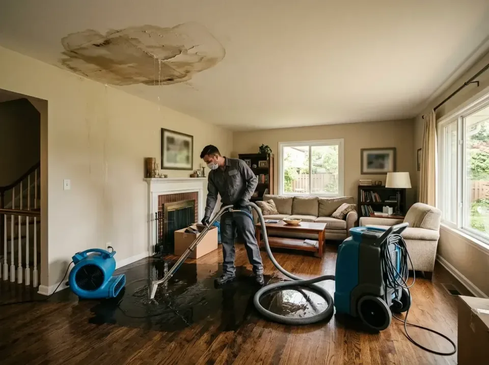 attic-pipe-burst-ceiling-drip-008 — frequently asked questions, Water Damage Restoration & Carpet Care in Clawson, MI